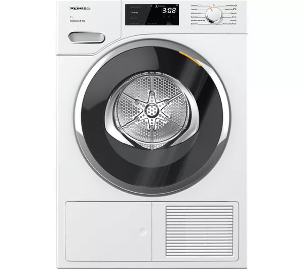 MIELE T1 EcoSpeed TWH780 WP WiFi-enabled 9 kg Heat Pump Tumble Dryer - White