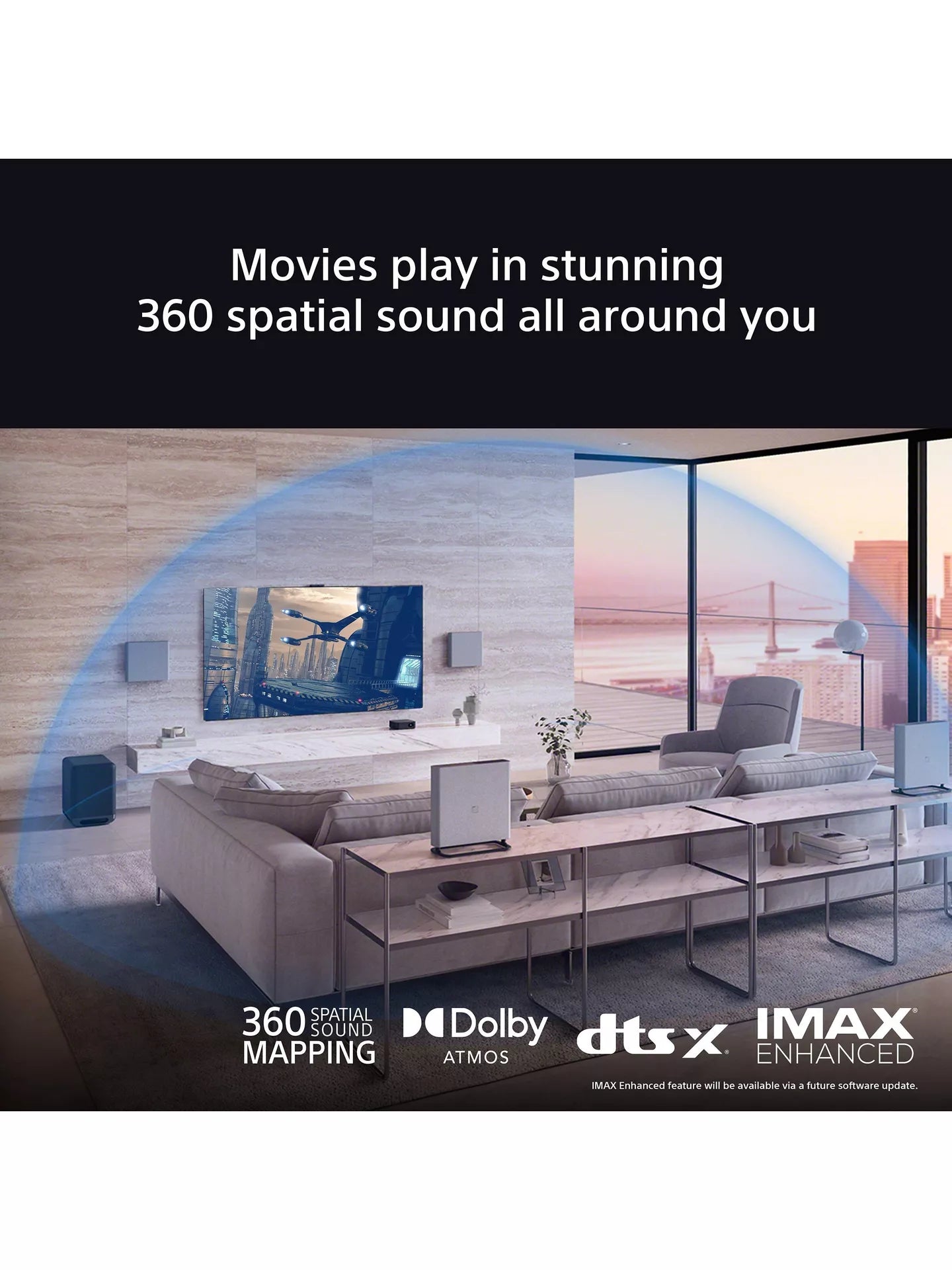 Sistema de alto-falantes para home theater Sony Bravia Theatre Quad HT-A9M2