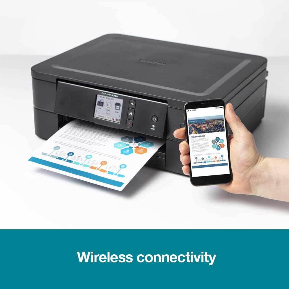 Impresora inalámbrica a color 3 en 1 Brother DCP-J1140DW