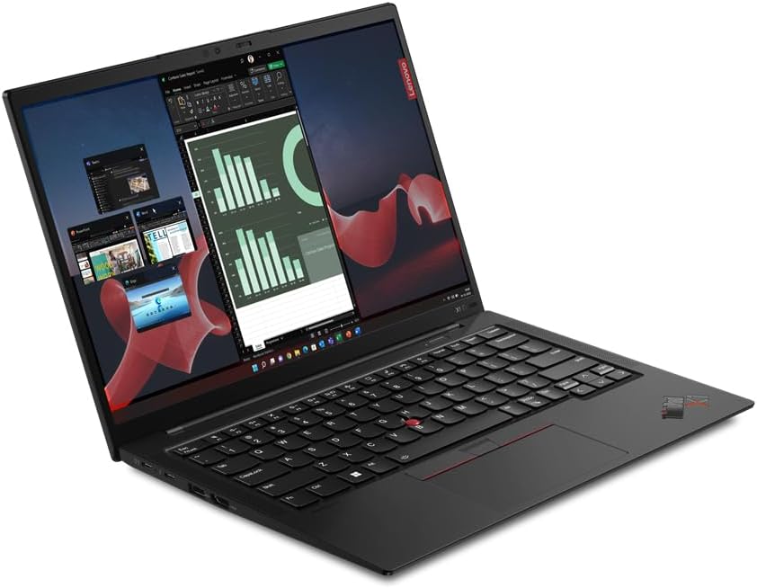 Lenovo ThinkPad X1 Carbon Laptop 14" 2.8K Intel® Core™ i7-1355U 16 GB LPDDR5-SDRAM 512 GB SSD Windows 11 Pro Preto
