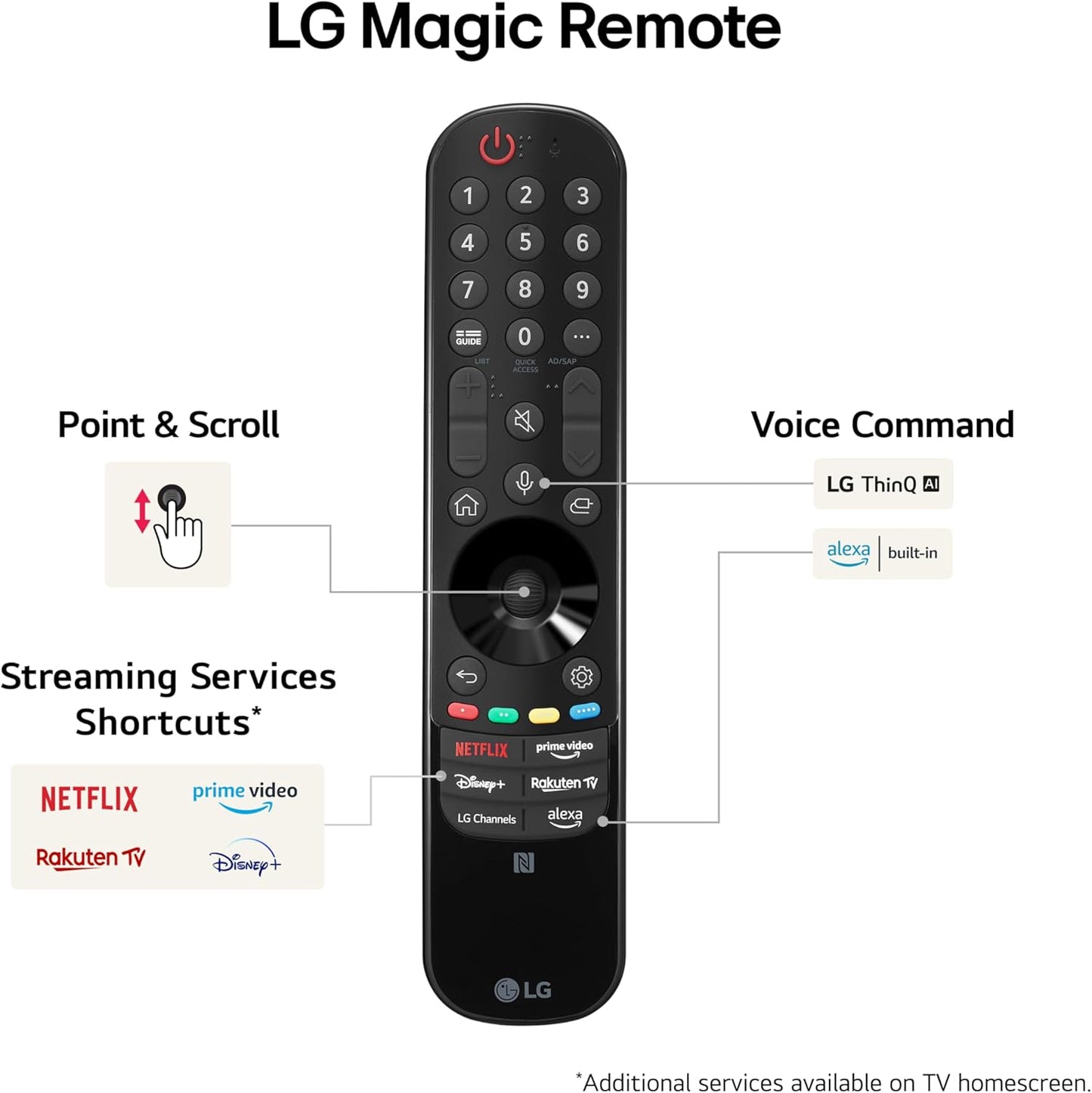 LG OLED55C45LA 55-Inch OLED evo 4K UHD Smart TV - 2024