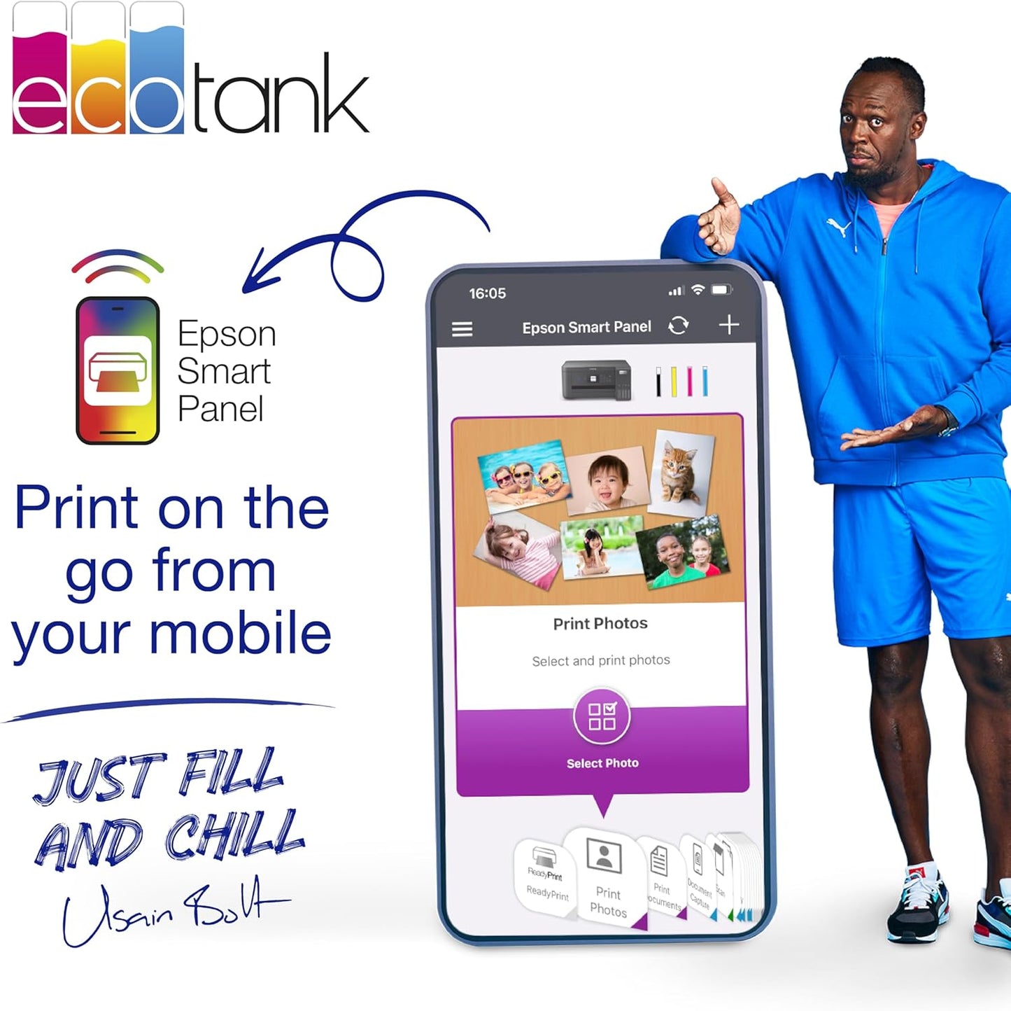 Epson EcoTank ET-8550 A3 + Wi-Fi Ink Tank Photo Printer
