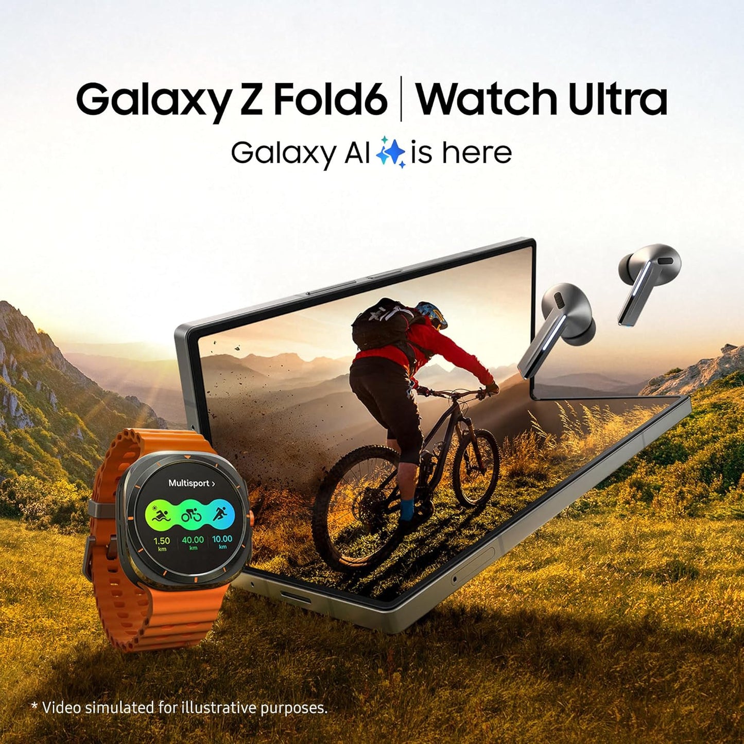 Samsung Galaxy Watch Ultra with Galaxy AI, 47mm Smartwatch with LTE