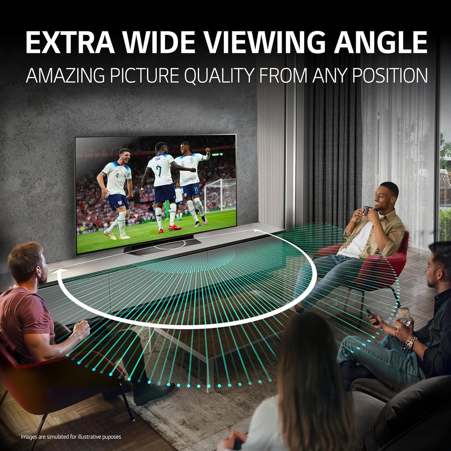 LG OLED55C45LA 55-Inch OLED evo 4K UHD Smart TV - 2024