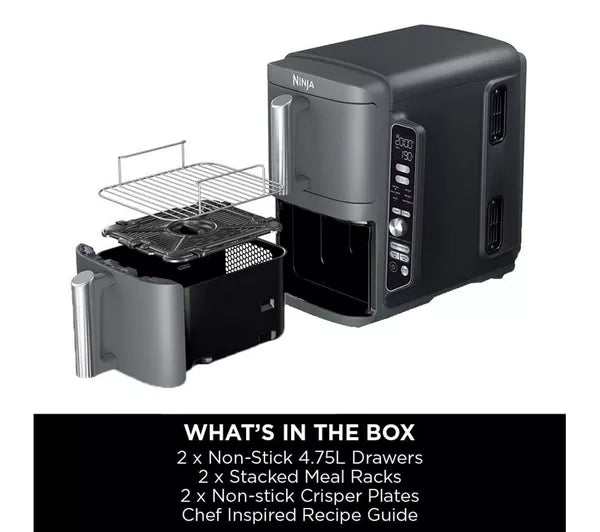 Freidora de aire Ninja Double Stack XL de 9,5 l SL400UK