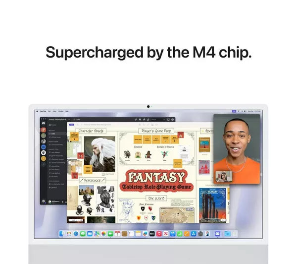 APPLE iMac 4.5K 24" (2024) - M4, Prata