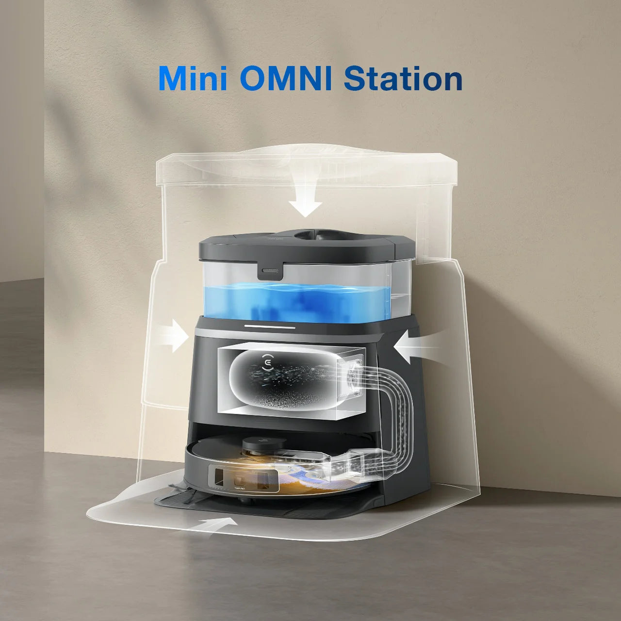 Ecovas DeeBot T30 OMNI Black Robot Vacuum