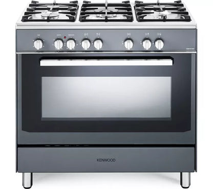 Cocina de doble combustible KENWOOD CK306SL de 90 cm - Gris pizarra y cromo