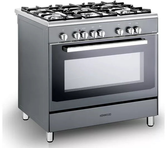 Cocina de doble combustible KENWOOD CK306SL de 90 cm - Gris pizarra y cromo