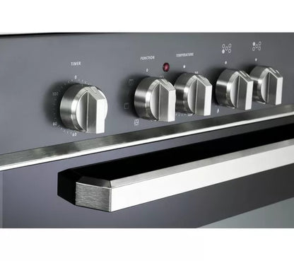Cocina de doble combustible KENWOOD CK306SL de 90 cm - Gris pizarra y cromo