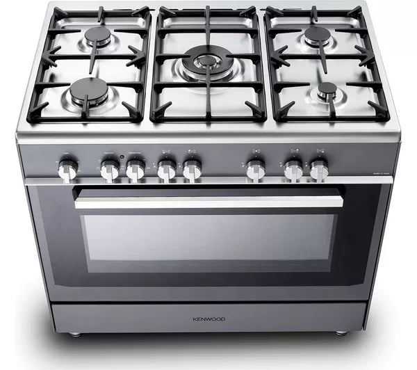 Cocina de doble combustible KENWOOD CK306SL de 90 cm - Gris pizarra y cromo
