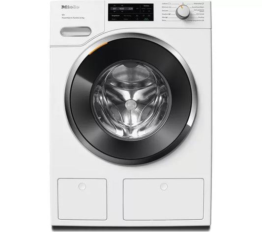 Máquina de lavar roupa MIELE W1 PowerWash e TwinDos WWI 860 com WiFi, 9 kg, 1600 centrifugações - Branco