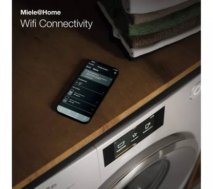 Máquina de lavar roupa MIELE W1 PowerWash e TwinDos WWI 860 com WiFi, 9 kg, 1600 centrifugações - Branco