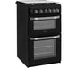Cocina de gas Hotpoint HD5G00CCBK/UK de 50 cm - Negra