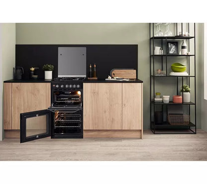 Cocina de gas Hotpoint HD5G00CCBK/UK de 50 cm - Negra