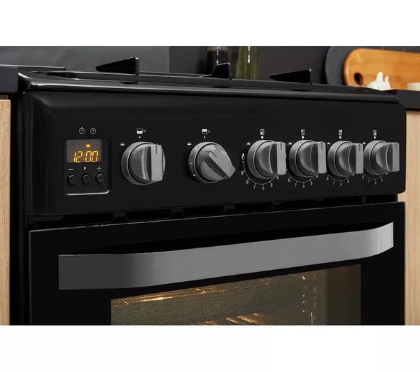 Cocina de gas Hotpoint HD5G00CCBK/UK de 50 cm - Negra