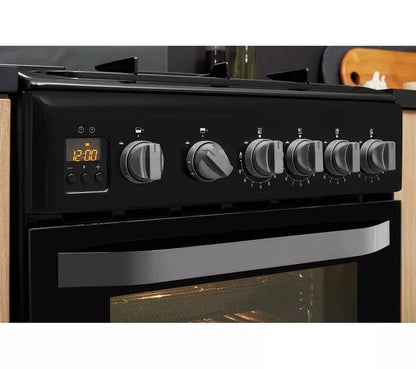 Cocina de gas Hotpoint HD5G00CCBK/UK de 50 cm - Negra