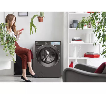 Máquina de lavar HOOVER H-Wash 500 HWB 49AMBCR com WiFi, 9 kg, 1400 centrifugações