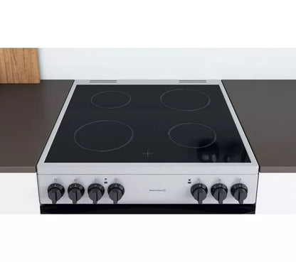 Vitrocerámica eléctrica INDESIT ID67V9HCCX/UK de 60 cm - Acero inoxidable