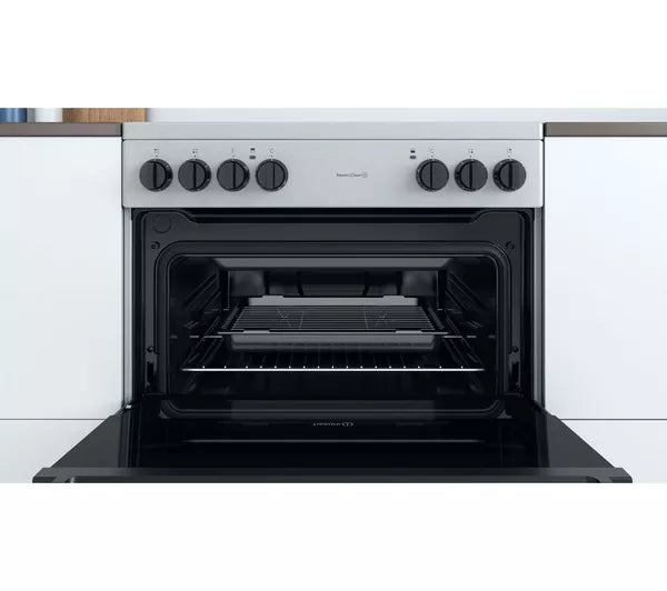 Vitrocerámica eléctrica INDESIT ID67V9HCCX/UK de 60 cm - Acero inoxidable