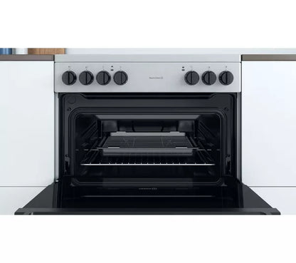 Vitrocerámica eléctrica INDESIT ID67V9HCCX/UK de 60 cm - Acero inoxidable