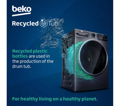 Beko Pro AquaTech B5W51041AW Bluetooth 10 kg 1400 Spin Washing Machine – White