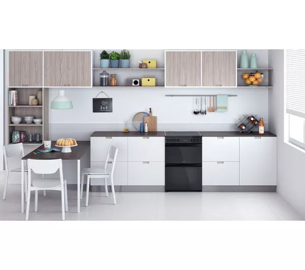 Vitrocerámica eléctrica INDESIT ID67V9KMB de 60 cm - Negra 