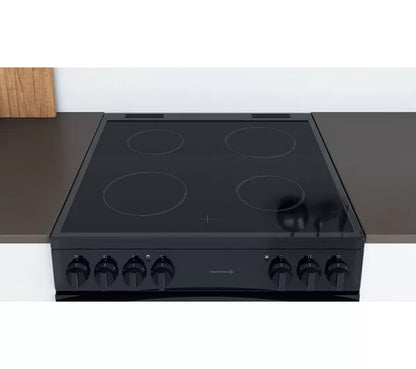 Vitrocerámica eléctrica INDESIT ID67V9KMB de 60 cm - Negra 