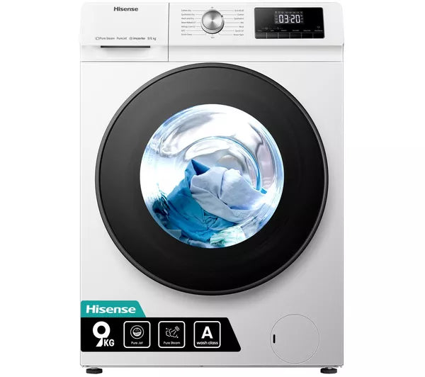 Lavadora secadora HISENSE Serie 3 WDQA9014EVJM de 9 kg