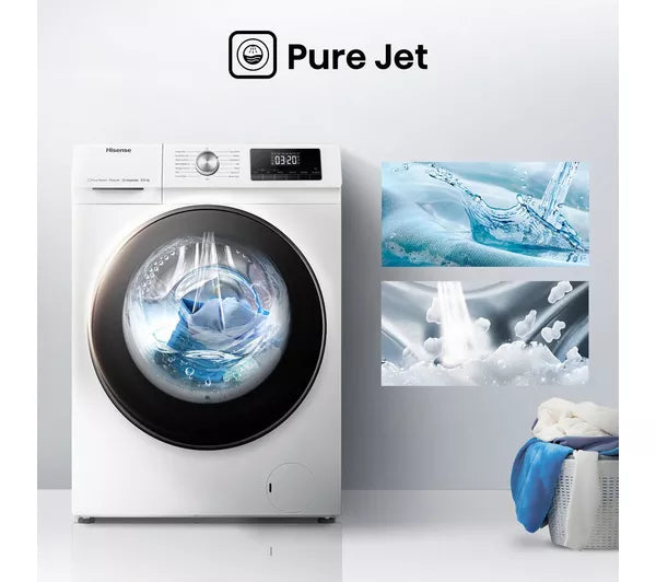 Lavadora secadora HISENSE Serie 3 WDQA9014EVJM de 9 kg
