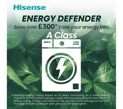 Lavadora secadora HISENSE Serie 3 WDQA9014EVJM de 9 kg