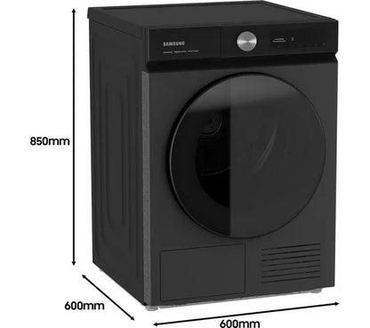 Samsung Series Bespoke Series 8 AI Energy DV90BB9445GH/S1 Secadora de roupa com bomba de calor de 9 kg com WiFi - Branco