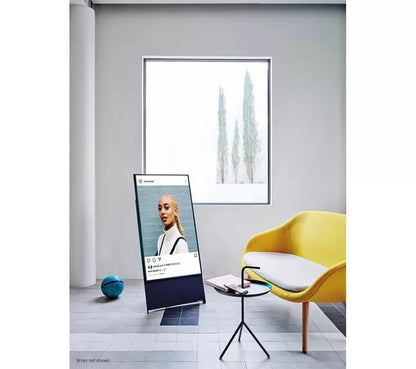 Samsung The Sero LS05B 43 polegadas Smart 4K Ultra HD HDR QLED TV em azul marinho