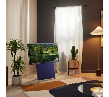 Samsung The Sero LS05B 43 polegadas Smart 4K Ultra HD HDR QLED TV em azul marinho