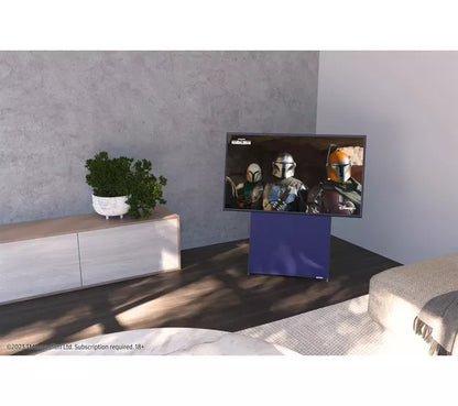 Samsung The Sero LS05B 43 polegadas Smart 4K Ultra HD HDR QLED TV em azul marinho