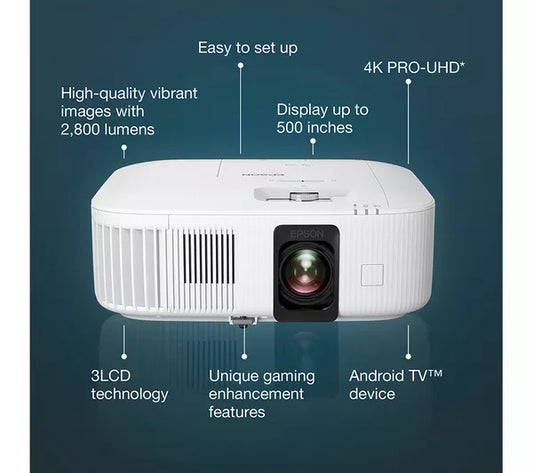 Proyector de cine en casa inteligente Epson 4K Pro UHD TW6250