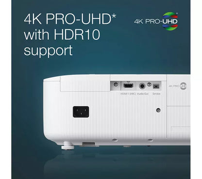 Proyector de cine en casa inteligente Epson 4K Pro UHD TW6250