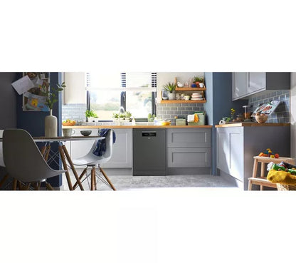 Máquina de lavar louça BEKO Pro CornerIntense BDFN36560WCFG com WiFi de tamanho normal - Grafite