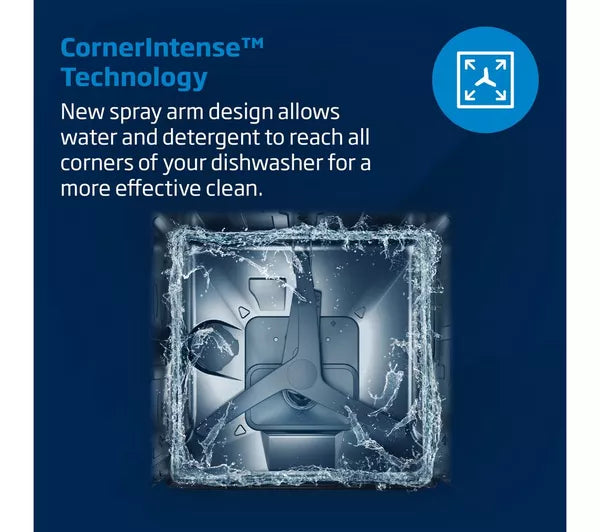 Máquina de lavar louça BEKO Pro CornerIntense BDFN36560WCFG com WiFi de tamanho normal - Grafite