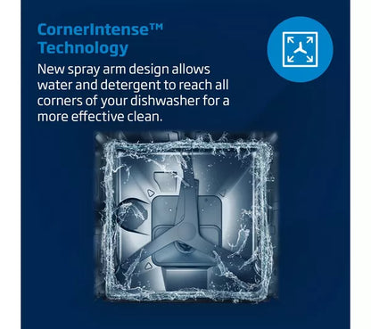 Máquina de lavar louça BEKO Pro CornerIntense BDFN36560WCFG com WiFi de tamanho normal - Grafite