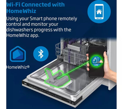 Máquina de lavar louça BEKO Pro CornerIntense BDFN36560WCFG com WiFi de tamanho normal - Grafite