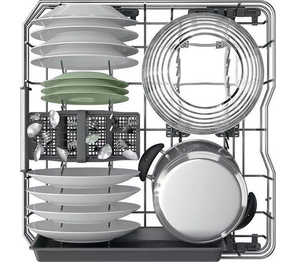 HOTPOINT Hydroforce H8I HP42 L UK Máquina de lavar louça totalmente integrada de tamanho normal