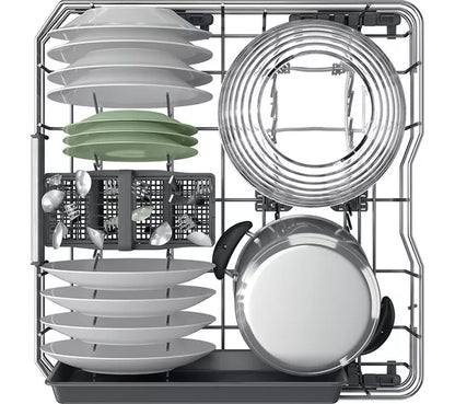 HOTPOINT Hydroforce H8I HP42 L UK Máquina de lavar louça totalmente integrada de tamanho normal