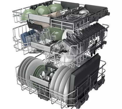 HOTPOINT Hydroforce H8I HP42 L UK Máquina de lavar louça totalmente integrada de tamanho normal