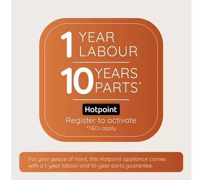 HOTPOINT Hydroforce H8I HP42 L UK Máquina de lavar louça totalmente integrada de tamanho normal