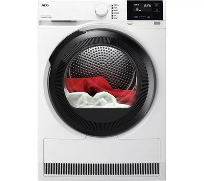 Secador de roupa com bomba de calor AEG série 7000 TR718L4B 8 kg - Branco