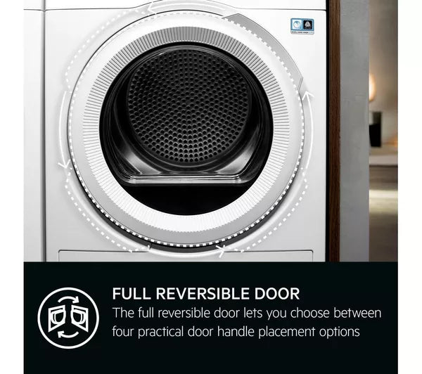 Secador de roupa com bomba de calor AEG série 7000 TR718L4B 8 kg - Branco
