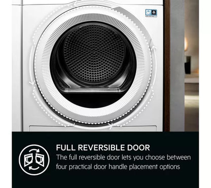 Secador de roupa com bomba de calor AEG série 7000 TR718L4B 8 kg - Branco