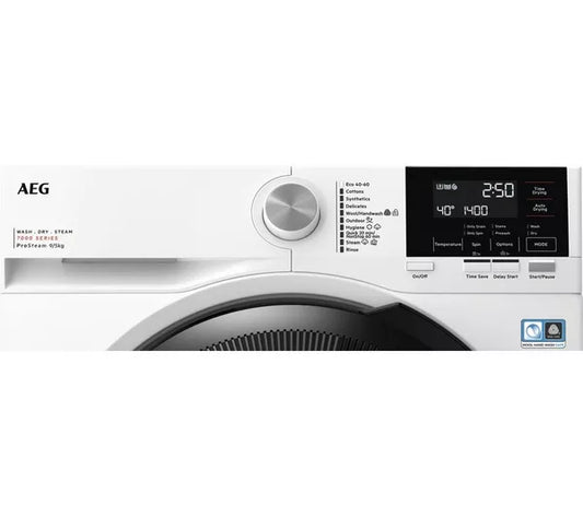 Lavadora secadora AEG Serie 7000 LWR7195M4B de 9 kg - Blanca
