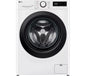Máquina de lavar LG TurboWash 360 com IA F4C510WBTN1 10 kg 1400 centrifugação - Branco